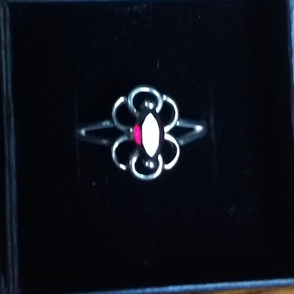 Vintage Sterling Silver Amethyst Ring size 9